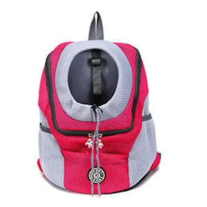 Outdoor Pet Carrier Backpack – Double Shoulder Travel Bag for Dogs & Cats
