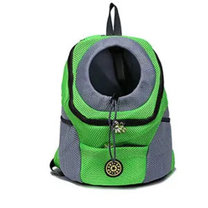 Outdoor Pet Carrier Backpack – Double Shoulder Travel Bag for Dogs & Cats