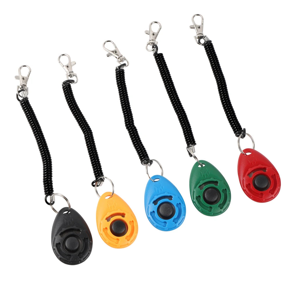 Dog Training Clicker with Wrist Strap – Pet Click Trainer Tool for Dogs & Cats