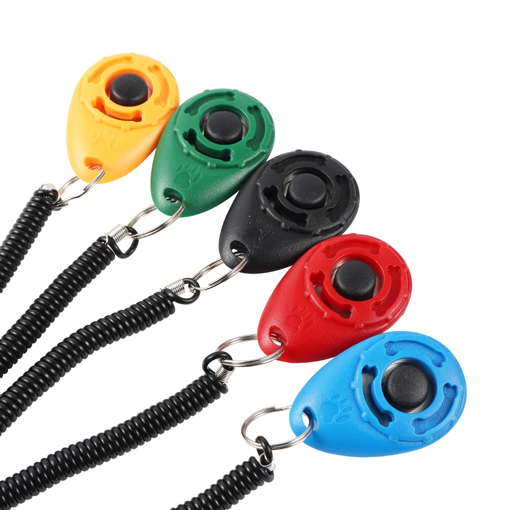 Dog Training Clicker with Wrist Strap – Pet Click Trainer Tool for Dogs & Cats