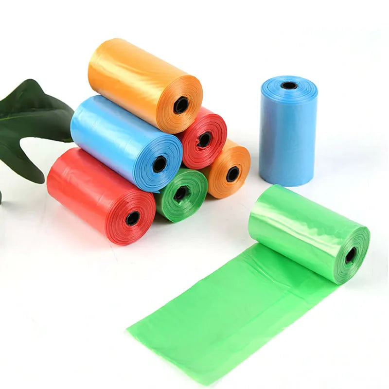 5 Rolls (100pcs) Dog Poop Bags – Leak-Proof Pet Waste Bags for Outdoor Us