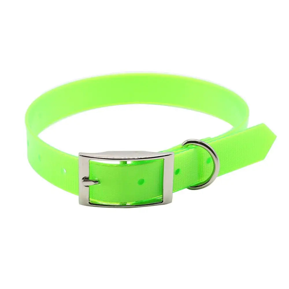 Waterproof TPU+Nylon Dog Collar – Dirt-Resistant & Easy to Clean in 7 Colors