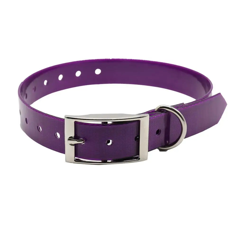 Waterproof TPU+Nylon Dog Collar – Dirt-Resistant & Easy to Clean in 7 Colors