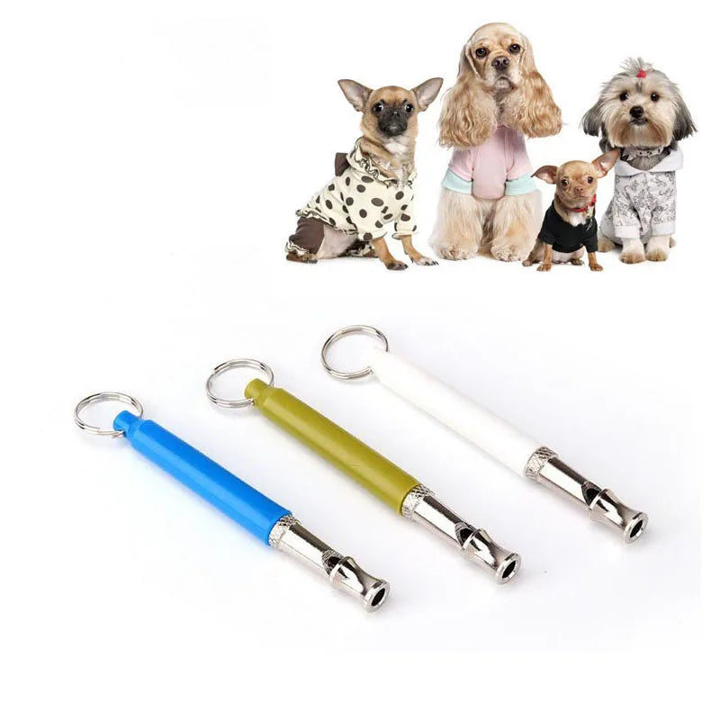 Adjustable Dog Training Whistle – Ultrasonic Bark Control with Lanyard