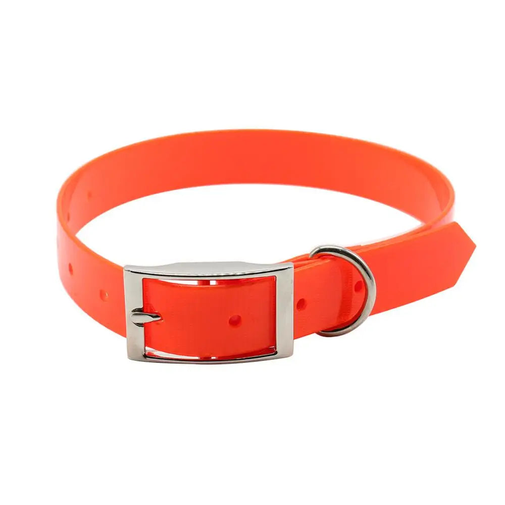 Waterproof TPU+Nylon Dog Collar – Dirt-Resistant & Easy to Clean in 7 Colors