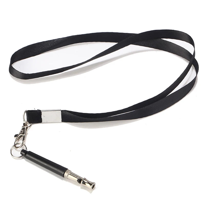 Adjustable Dog Training Whistle with Lanyard – Silent Ultrasonic Bark Control Tool