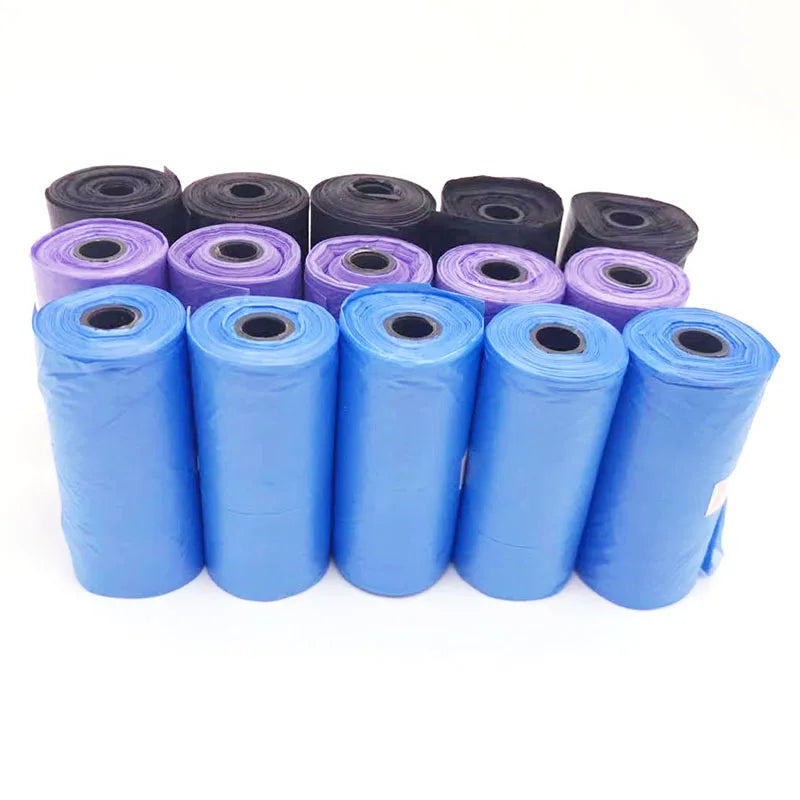 5 Rolls (100pcs) Dog Poop Bags – Leak-Proof Pet Waste Bags for Outdoor Us
