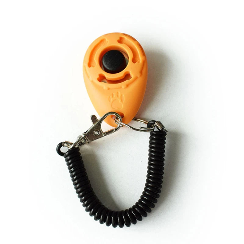 Dog Training Clicker with Wrist Strap – Pet Click Trainer Tool for Dogs & Cats