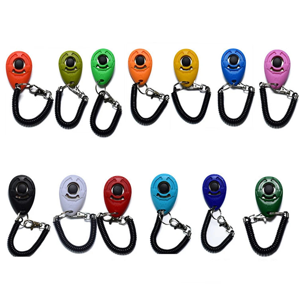 Dog Training Clicker with Wrist Strap – Pet Click Trainer Tool for Dogs & Cats