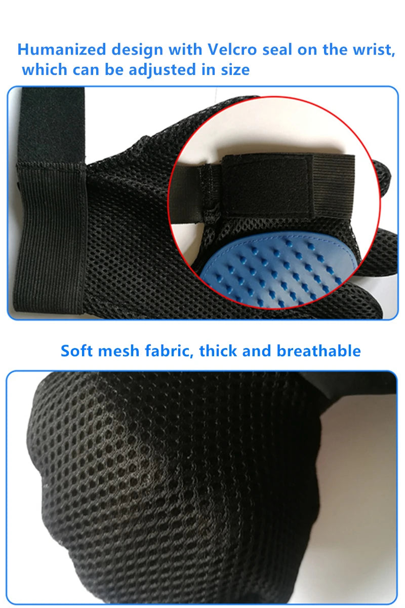 Pet Grooming Glove – Deshedding & Massage Brush for Cats and Dogs