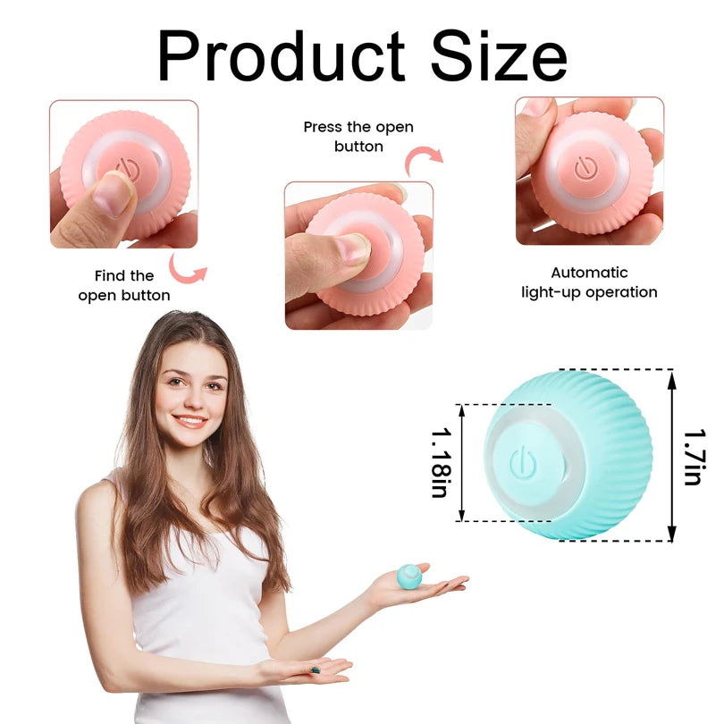 Smart Interactive Cat Car Toy – Remote-Controlled Mouse Ball for Indoor Play