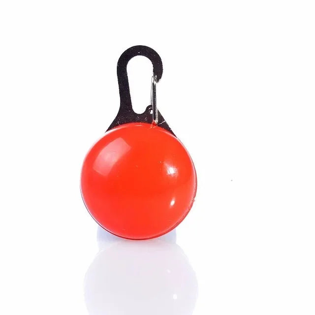 LED Flashing Dog Collar – Glowing Night Safety Pet Collar with Pendant