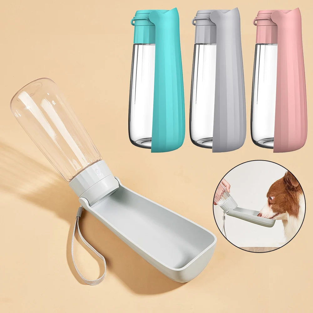 2-in-1 Portable Dog Water Bottle & Food Container – Travel Pet Dispenser