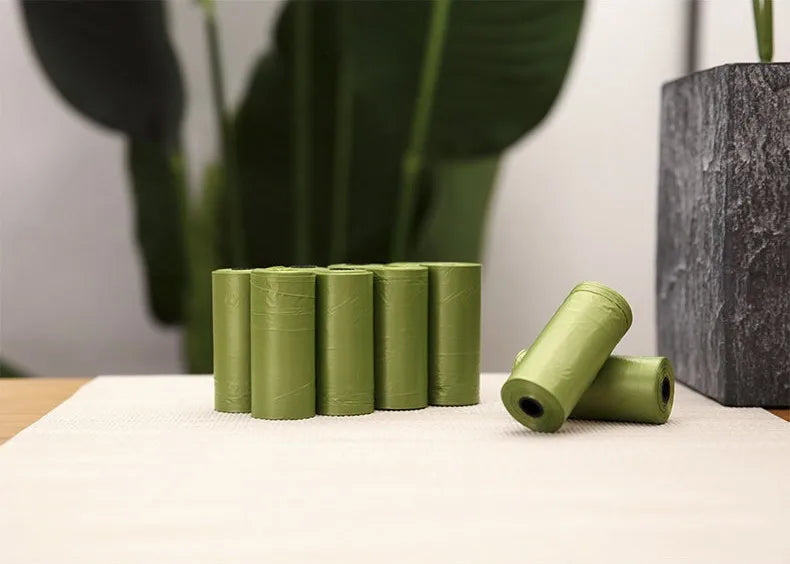 Biodegradable Dog Poop Bags – Scented Waste Bags with Dispenser