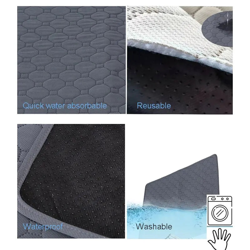 Washable Dog Training Pad – Reusable Non-Slip Pee Mat for Pets