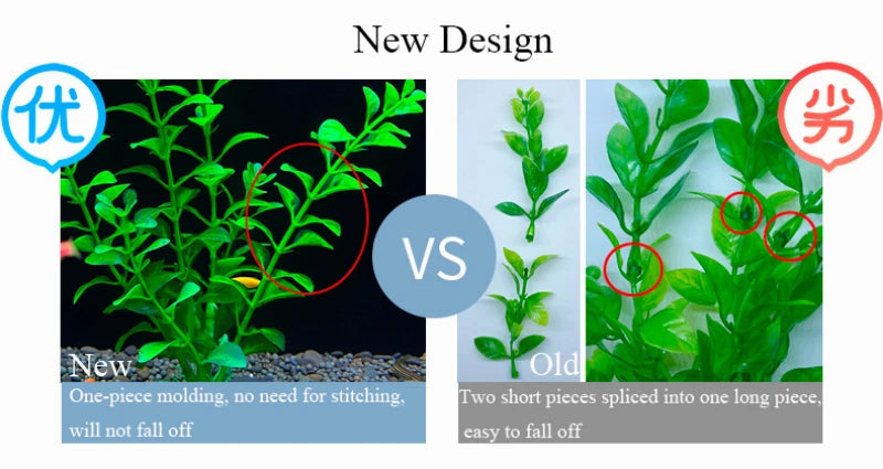 Artificial Aquarium Plants – Plastic Aquatic Tank Decorations