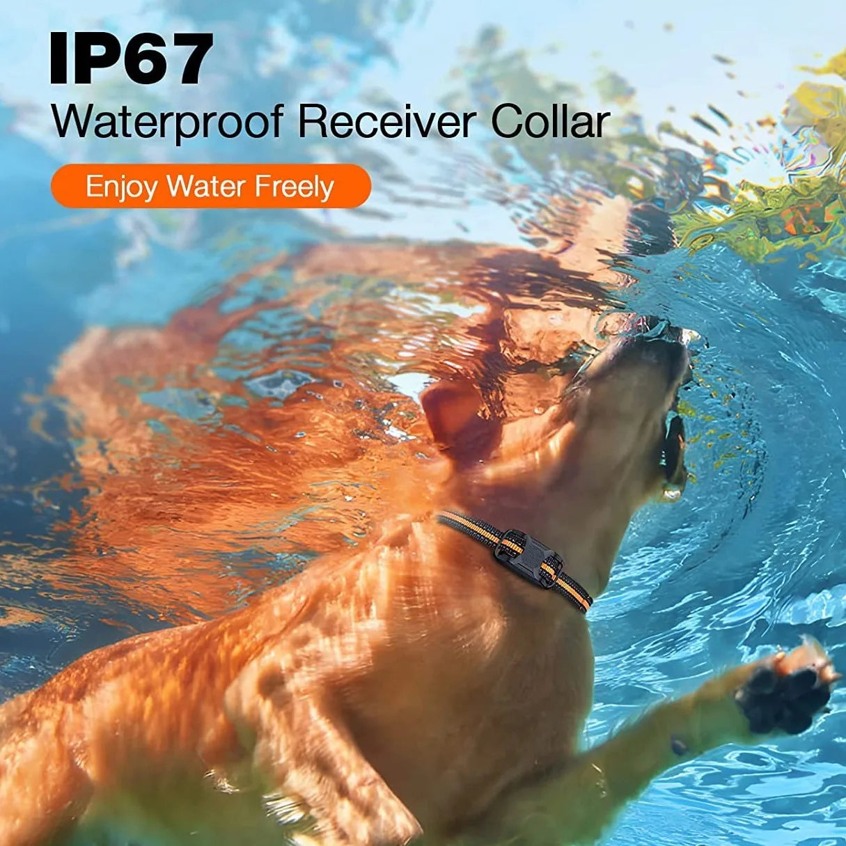 3300Ft Dog Training Collar – Waterproof Rechargeable Remote E-Collar