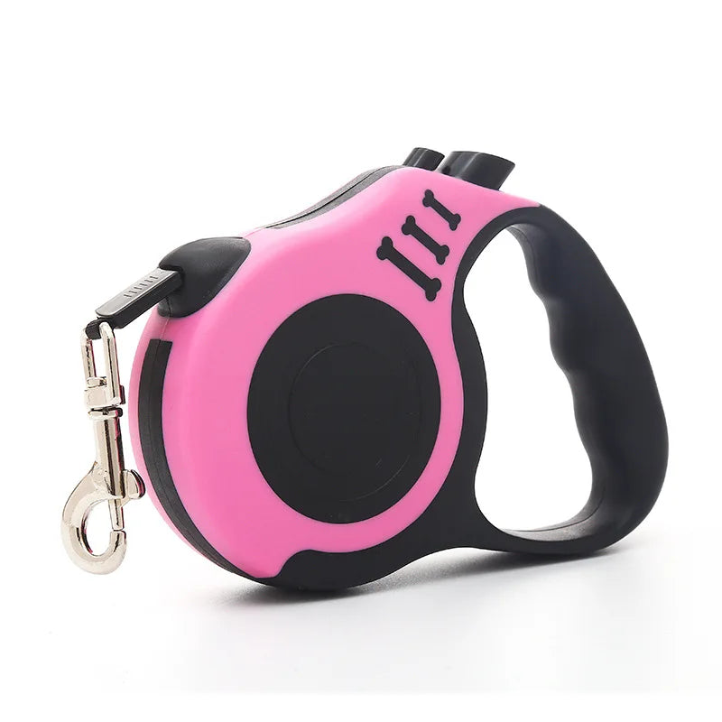 Retractable Dog Leash – 3M/5M Durable Nylon Lead for Small to Large Pet