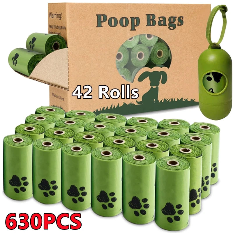 Biodegradable Dog Poop Bags – Scented Waste Bags with Dispenser