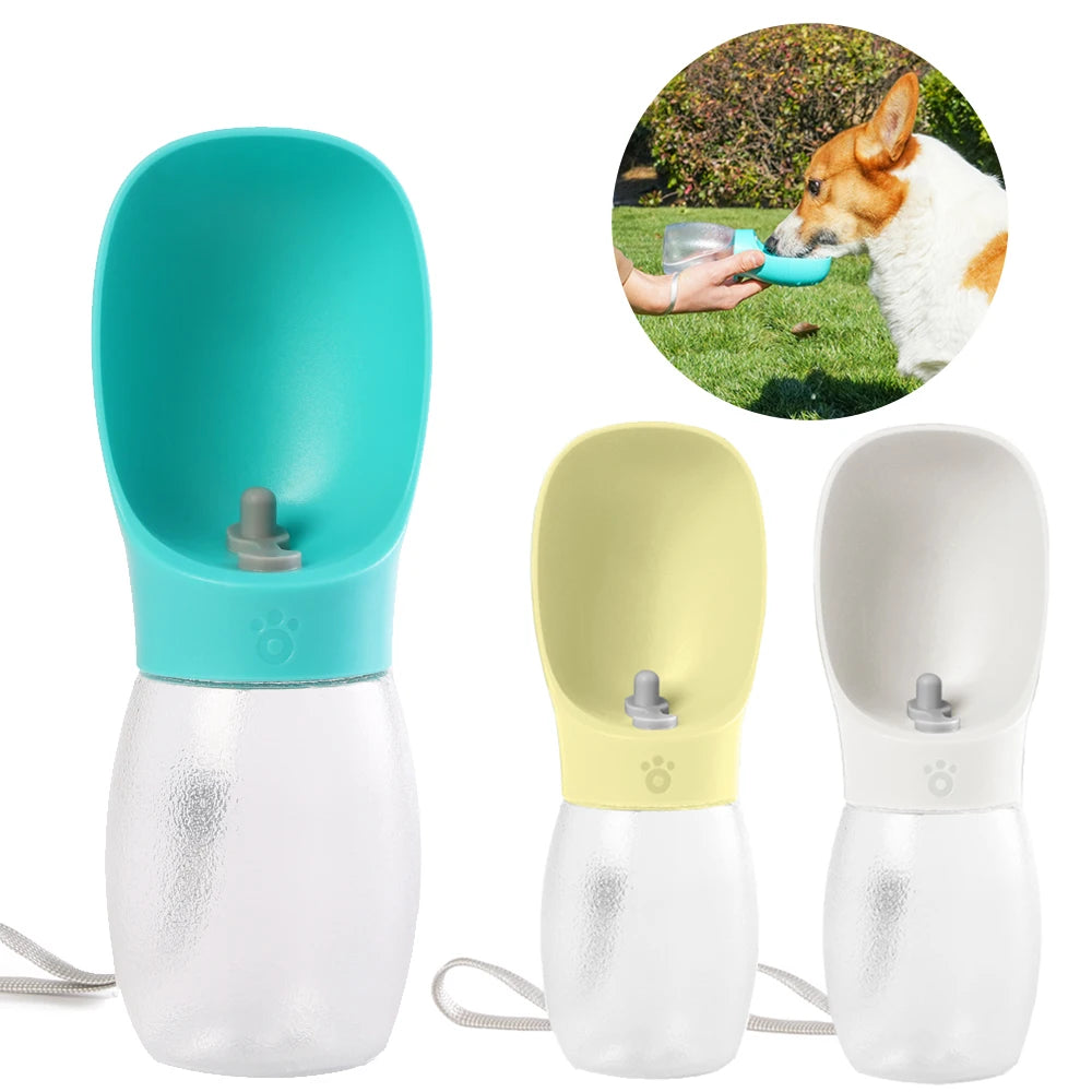 2-in-1 Portable Dog Water Bottle & Food Container – Travel Pet Dispenser
