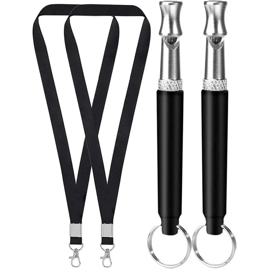 Ultrasonic Dog Training Whistle – Adjustable Sound Wave Trainer Flute