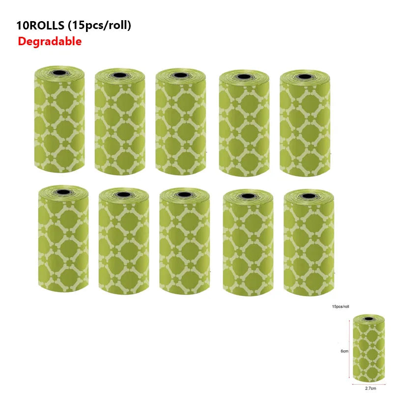 5 Rolls (100pcs) Dog Poop Bags – Leak-Proof Pet Waste Bags for Outdoor Us