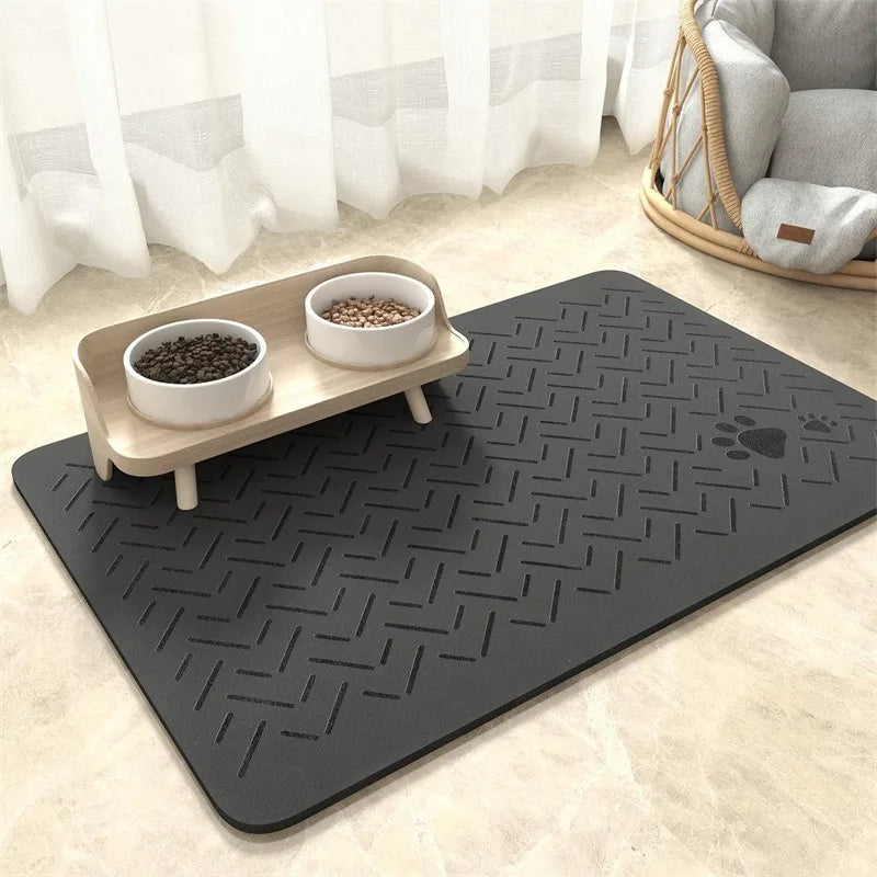 Waterproof Pet Feeding Mat – Quick-Dry Placemat for Dog & Cat Bowls