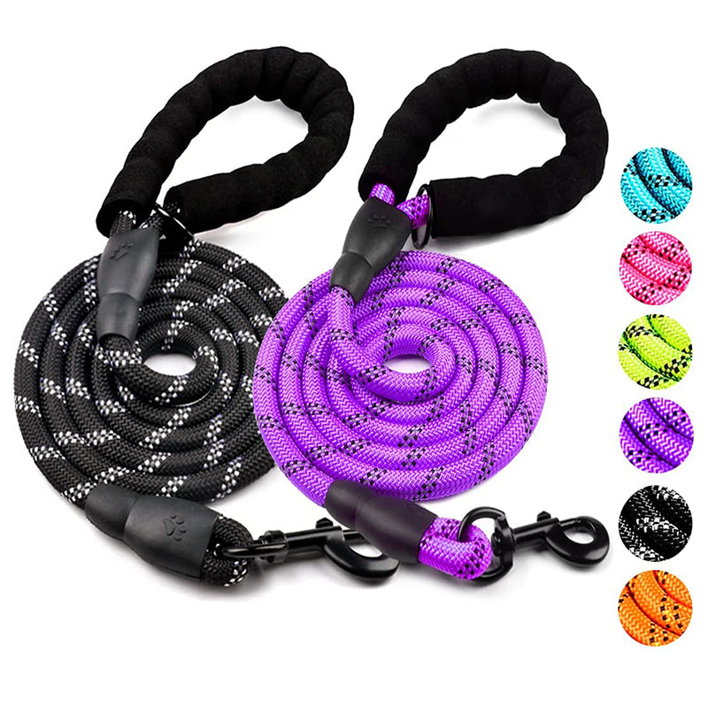 Heavy-Duty Reflective Dog Leash – For Small, Medium & Large Dogs