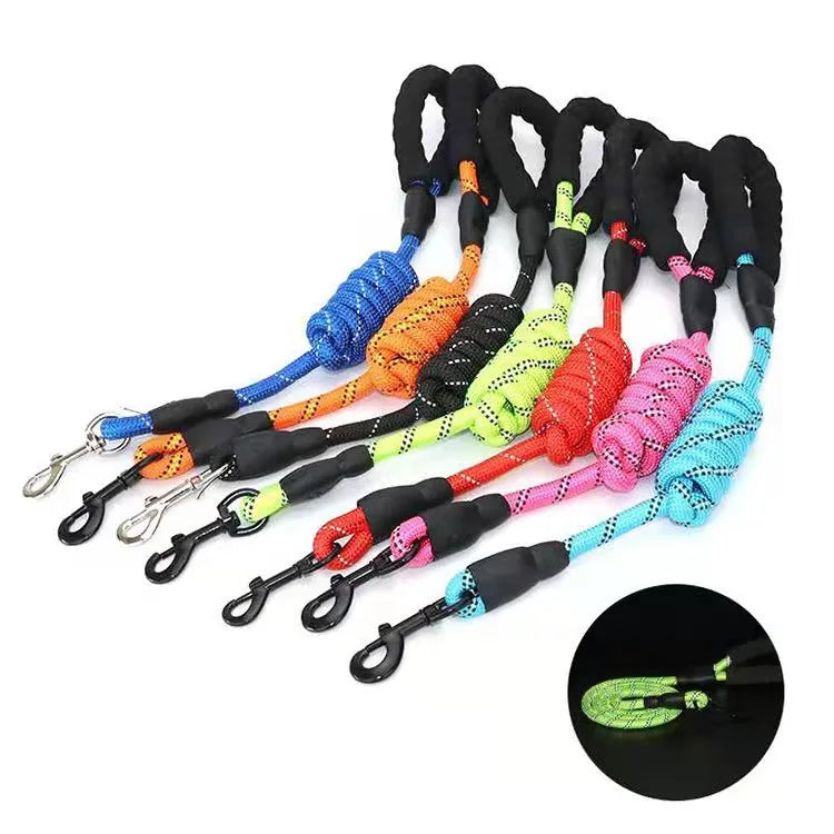 Heavy-Duty Reflective Dog Leash – For Small, Medium & Large Dogs