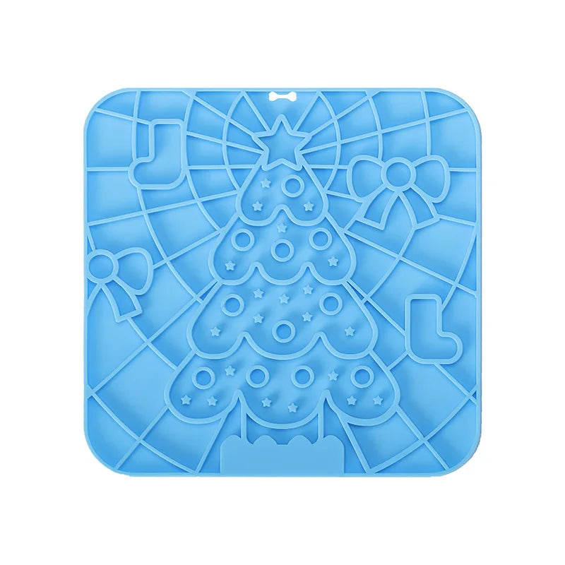 Silicone Lick Mat for Dogs – Slow Feeder & Bath Time Distraction Pad