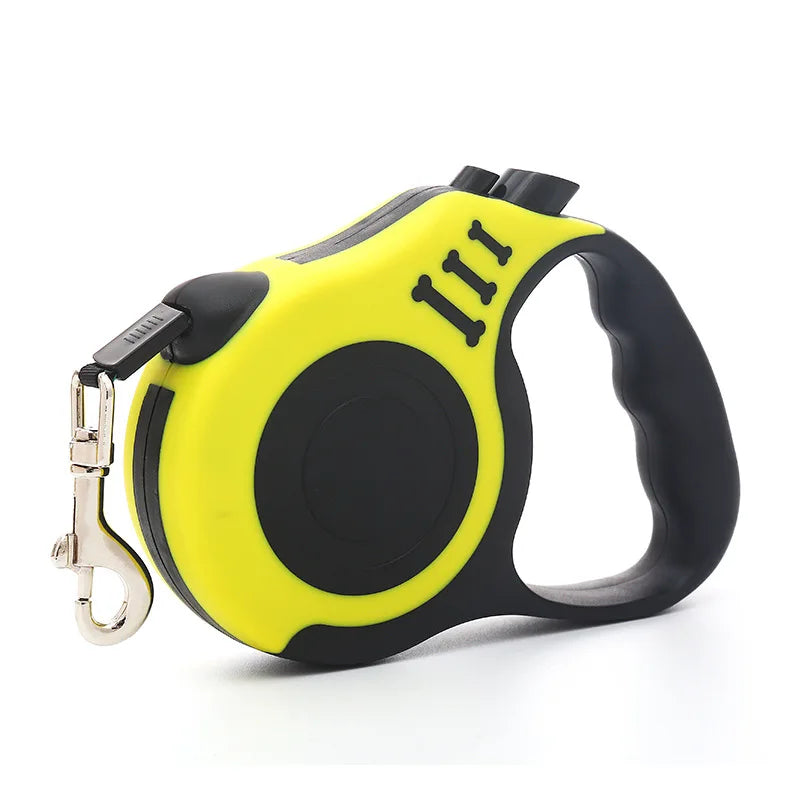 Retractable Dog Leash – 3M/5M Durable Nylon Lead for Small to Large Pet