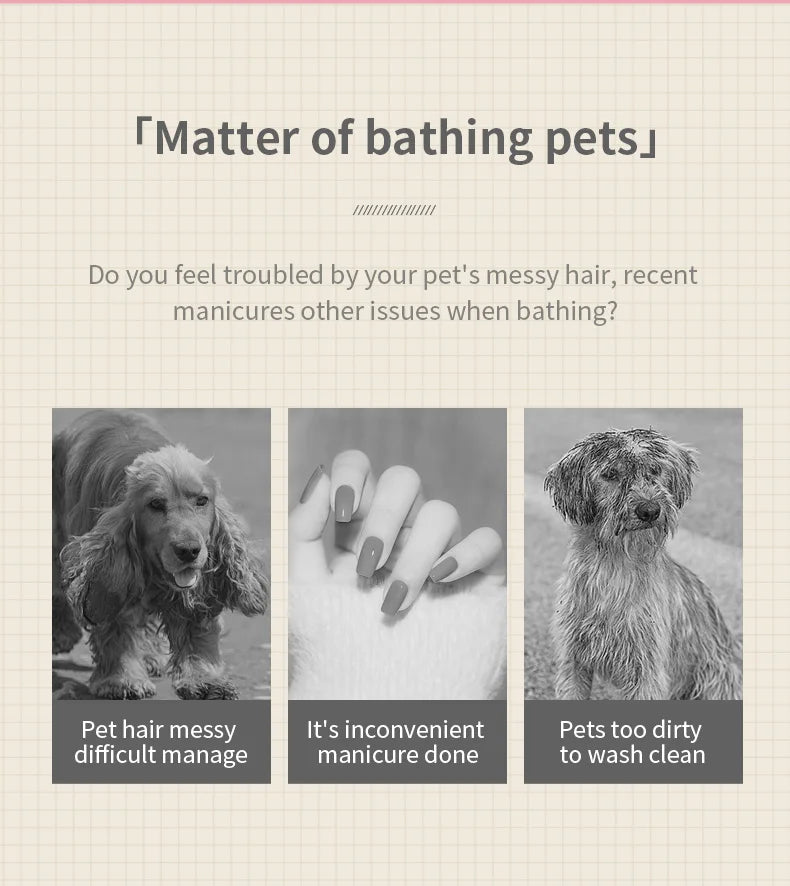 3-in-1 Pet Spray Massage Brush – Foldable Steam Comb for Bathing & Hair Removal