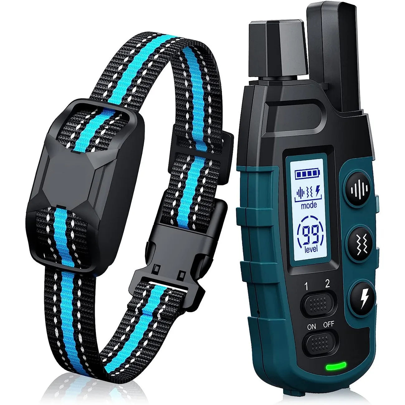 3300Ft Dog Training Collar – Waterproof Rechargeable Remote E-Collar