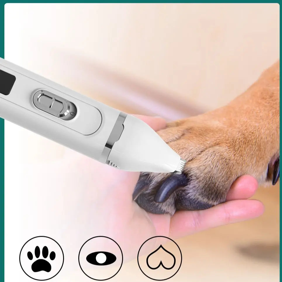 Rechargeable Dog Hair Clippers – Professional Silent Pet Grooming Trimmer