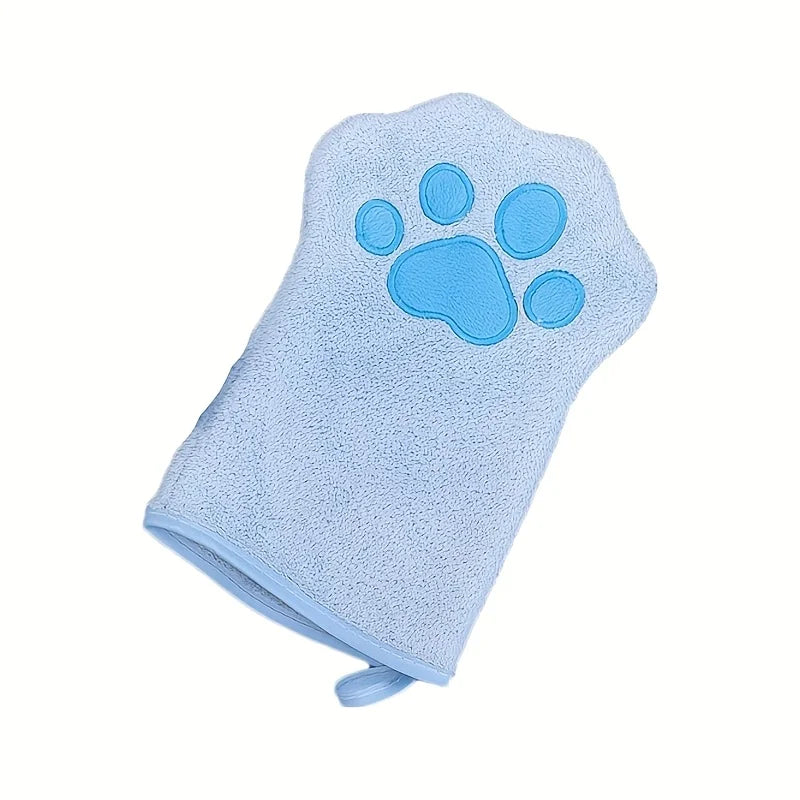 Quick-Dry Dog Bath Gloves – Absorbent Grooming Towels for Dogs & Cats