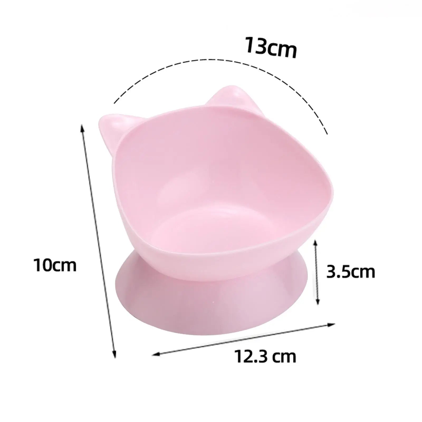 Raised Tilted Pet Bowl – Spine-Protecting Feeder for Cats & Small Dogs