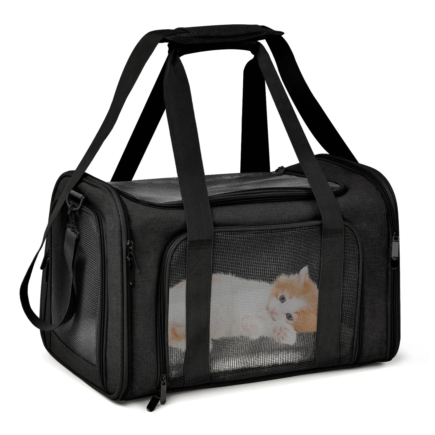 Soft-Sided Pet Carrier Backpack – Airline Approved Travel Bag for Small Dogs & Cats