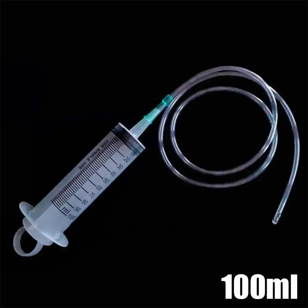 100ml–550ml Reusable Large-Capacity Syringe with 1m Tube – For Pet Feeding, Liquid Transfer, Glue & Enema Use