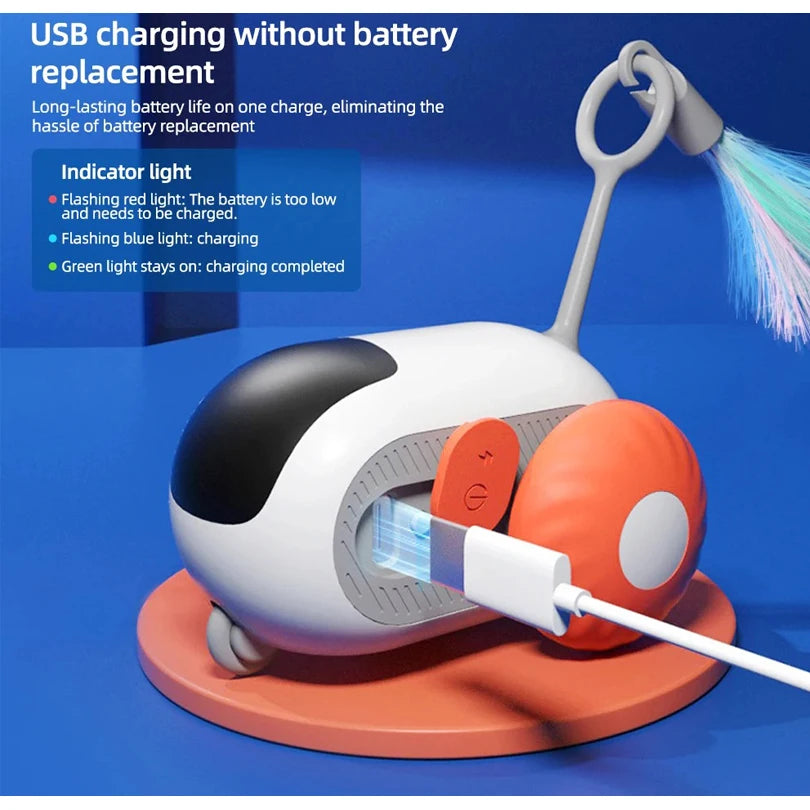Smart Interactive Cat Car Toy – Remote-Controlled Mouse Ball for Indoor Play