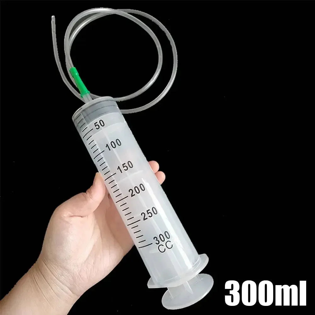 100ml–550ml Reusable Large-Capacity Syringe with 1m Tube – For Pet Feeding, Liquid Transfer, Glue & Enema Use