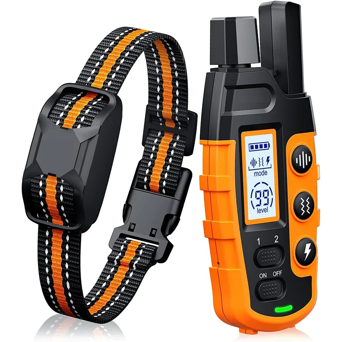 3300Ft Dog Training Collar – Waterproof Rechargeable Remote E-Collar