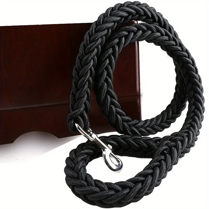 Comfort-Strong 5FT Braided Dog Leash for Training & Walks