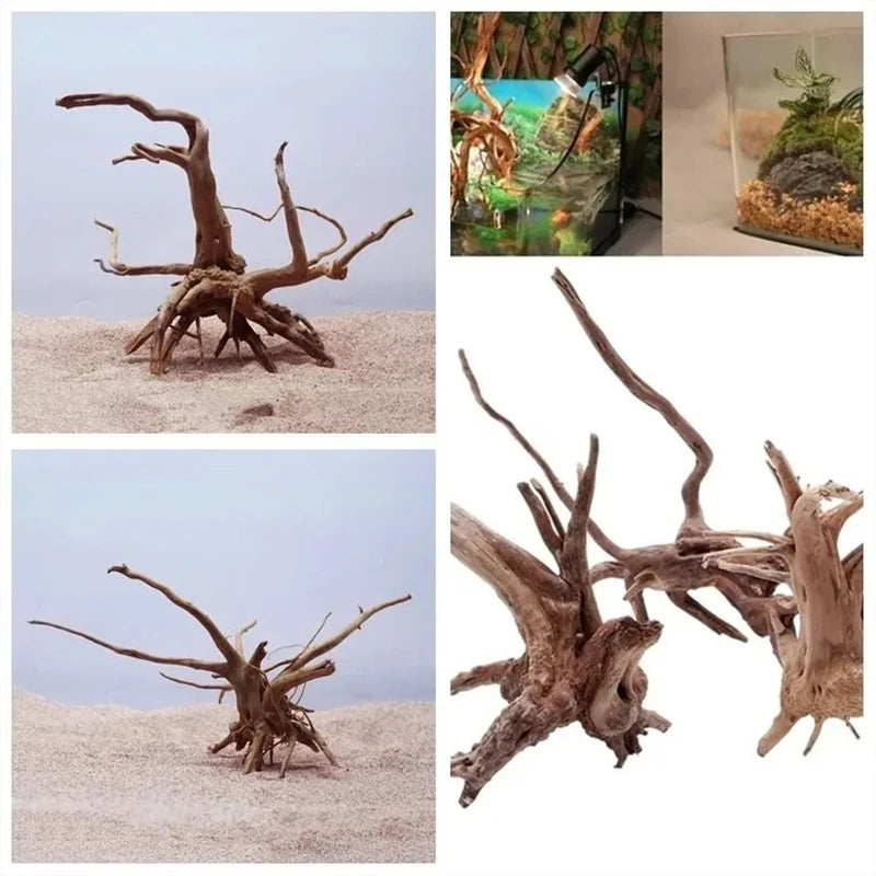 Natural Driftwood Root Aquarium & Reptile Tank Decor