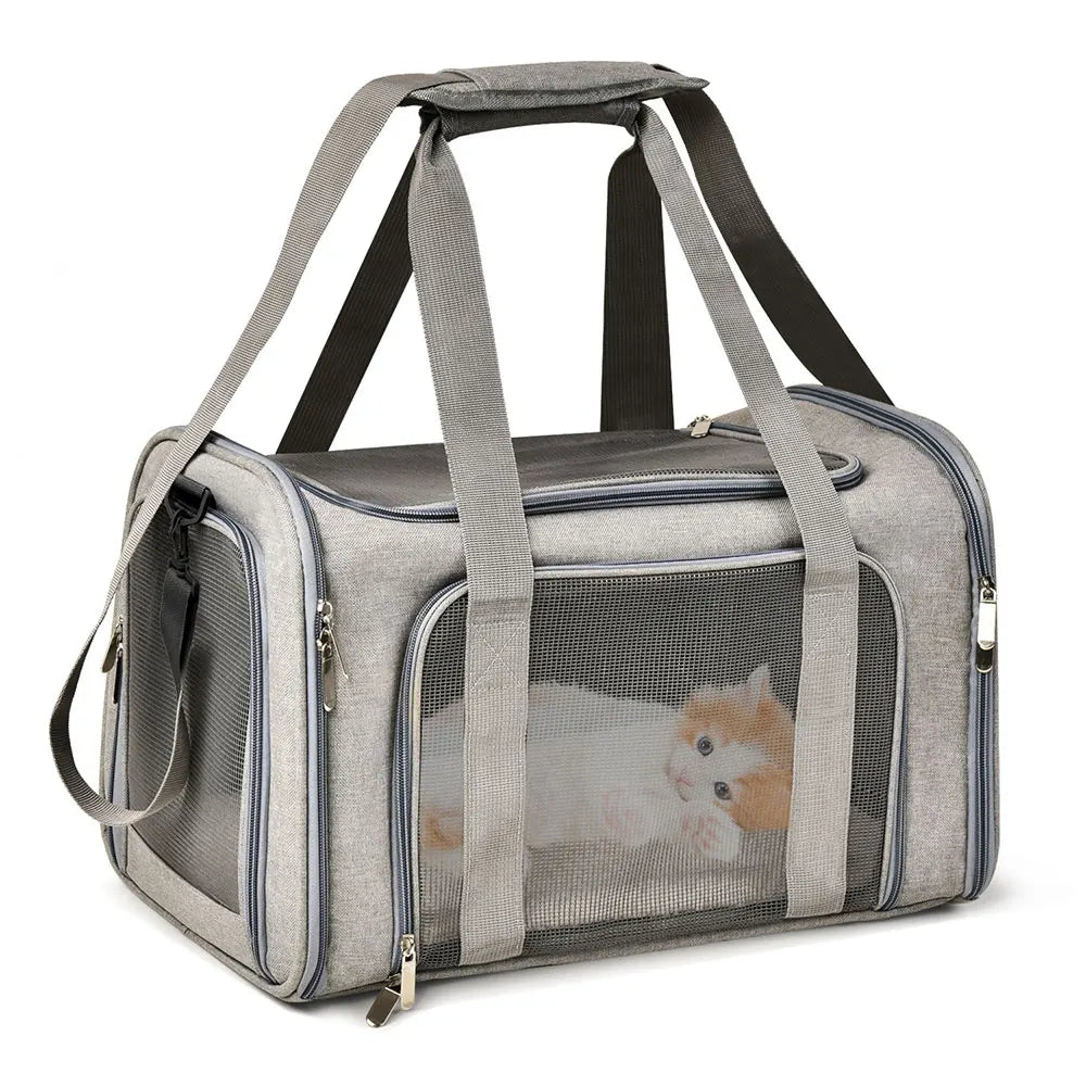 Soft-Sided Pet Carrier Backpack – Airline Approved Travel Bag for Small Dogs & Cats