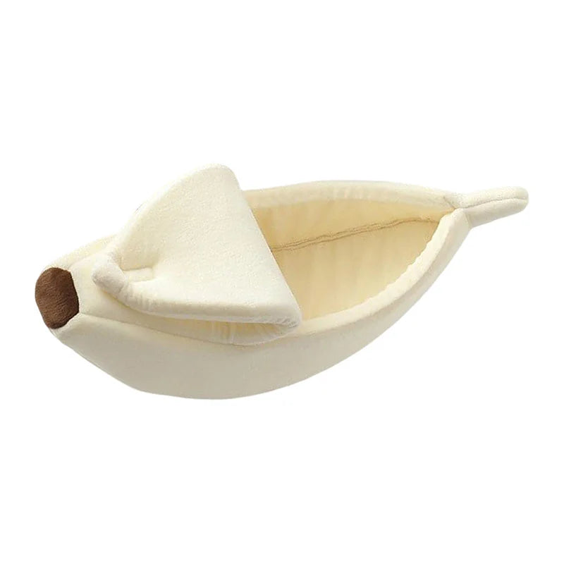 Banana Cat Bed House – Cozy, Portable Pet Cushion for Cats & Small Dogs