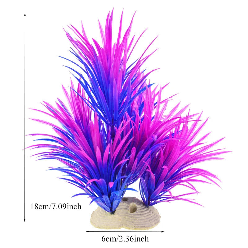 Artificial Aquarium Plants – Plastic Aquatic Tank Decorations