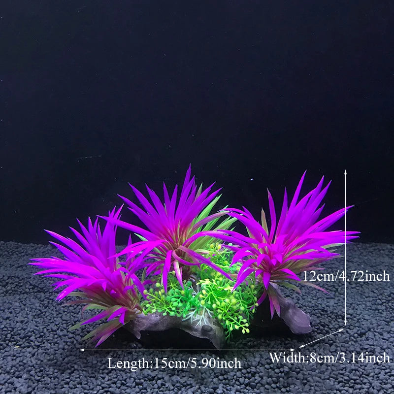 Artificial Aquarium Plants – Plastic Aquatic Tank Decorations