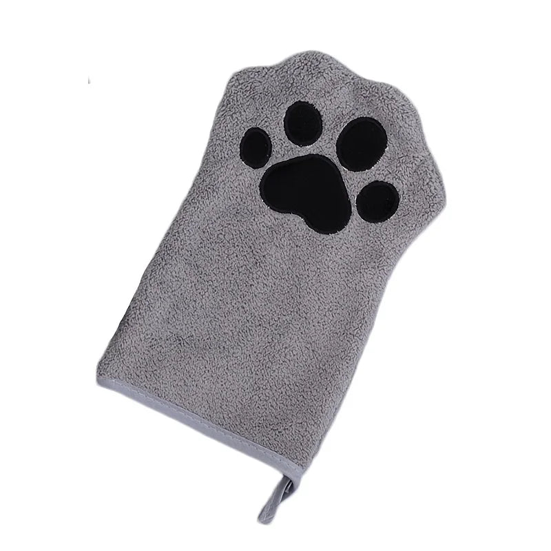 Quick-Dry Dog Bath Gloves – Absorbent Grooming Towels for Dogs & Cats