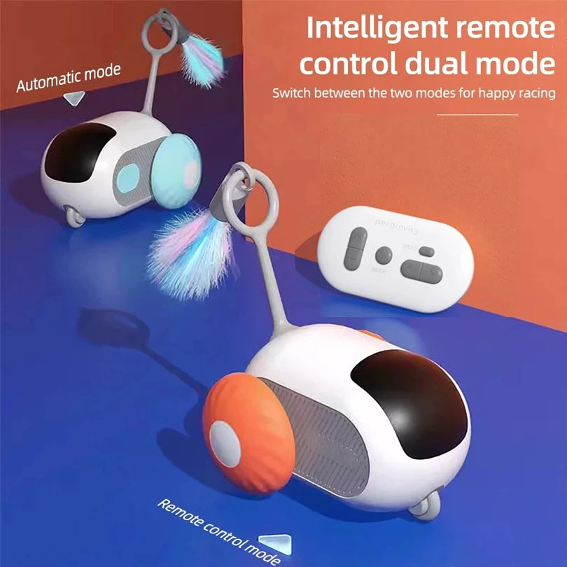 Smart Interactive Cat Car Toy – Remote-Controlled Mouse Ball for Indoor Play