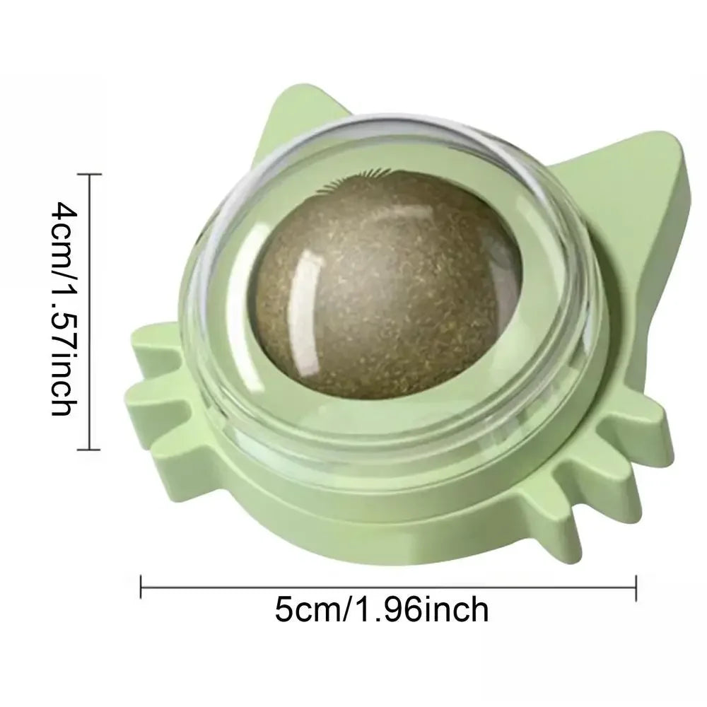 Lickable Catnip Balls – Chew Toy & Teeth Cleaner for Small to Medium Cats